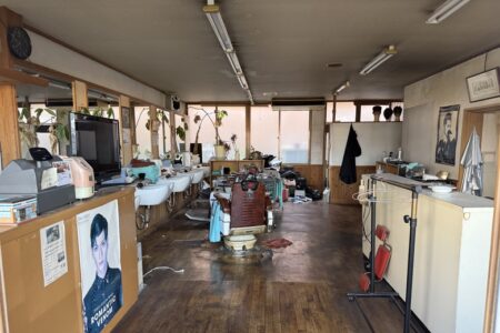 【お客様事例：下関市】閉店した店舗（床屋）の片付け、不用品回収