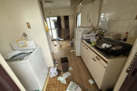 【お客様事例：北九州市】お客様退去後の引越ゴミの処分、不用品回収。