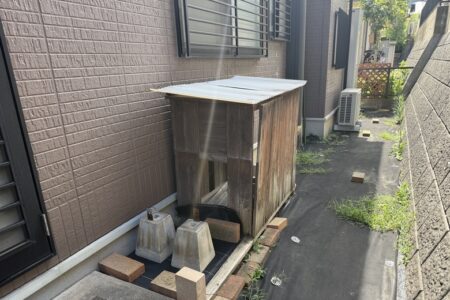 【お客様事例：北九州市】犬小屋の解体と処分