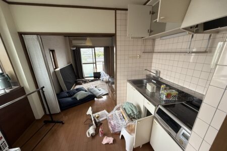 【お客様事例：中間市】不用品回収（引越しゴミの回収）