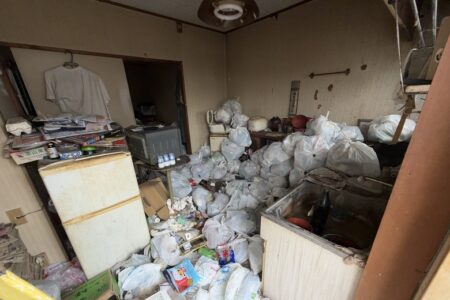 【お客様事例：北九州市】ゴミ屋敷片付け（孤独死現場）