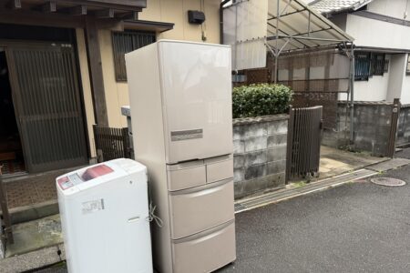 【お客様事例：北九州市】冷蔵庫と洗濯機の処分