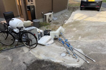 【お客様事例：北九州市】自転車、スーツケース他の不用品回収