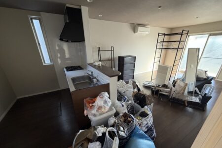 【お客様事例：北九州市】不用品回収（引越しゴミ）
