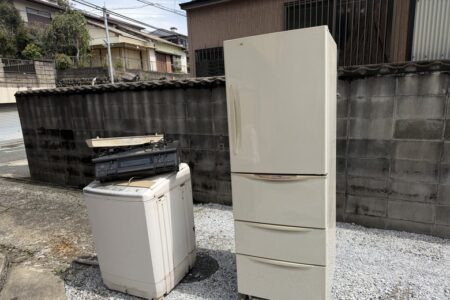【お客様事例：北九州市】冷蔵庫と洗濯機の処分