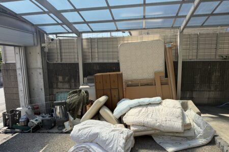 【お客様事例：北九州市】洗濯機、ベッド他不用品回収