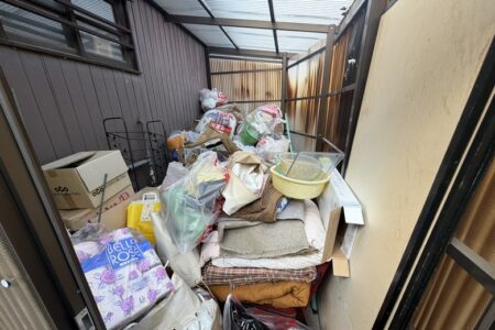 【お客様事例：北九州市】物置の片付け、不用品回収