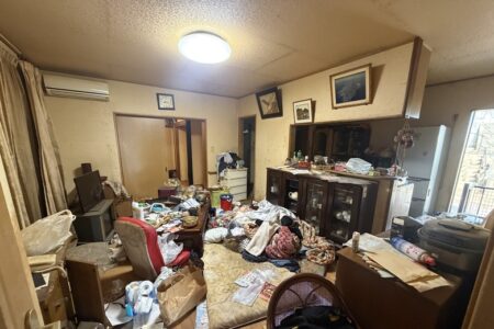 【お客様事例：宮若市】リフォーム前の戸建てを家丸ごと片付け｜必要な家財を一部残して不用品を全撤去